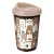Термостакан 400мл с декором КОШКИ (темно-бежевый)(то) Термостакан 400мл с декором КОШКИ (темно-бежевый)(то)
