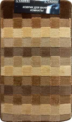Комплект из 2 ковриков L'CADESI Marathon, 50х80 (U 50х40), Блок, бежевый