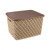 Корзина "Плетенка" 350х290х225 с крышкой (бежевый) (то)