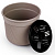Горшок цв. "Сканди" 1л (с дренажной вставкой)(какао)