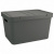 Ящик универсальный с крышкой "LUXE" 380х276х220мм, 18л (серый) (то)