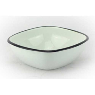 Миска эмал   0,6л б/рис квадр. 0305К/М