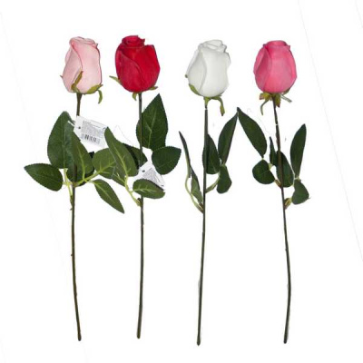 Цветок декоративный РОЗА РЕАЛИСТИК 44см