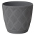 Горшок "Мираж", D19,5, 3,7л, серый-муссон