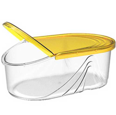 Емкость для сыпучих продуктов Wave 0,5 л (лимон)(то)