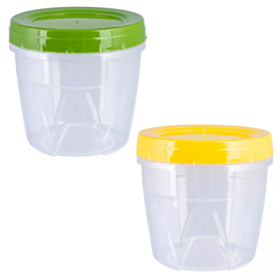 Банка с закруч.крышкой 1л. для сып.продуктов и СВЧ