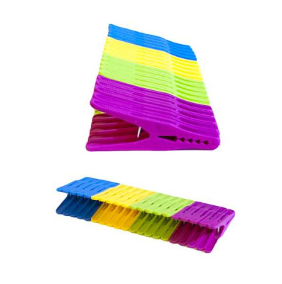 Прищепки пластиковые 9см ИЗЯЩНЫЕ 20шт