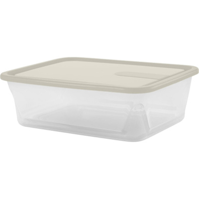 Контейнер д/продуктов Honey 0,6л прямоуг. белый зефир (то)
