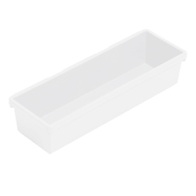 Лоток для хранения узкий 240х82х50мм (прозрачный) (то)