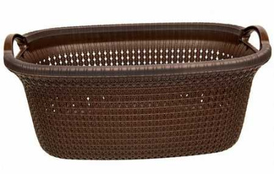 Корзина для белья "Paola" 30л овальная (то)