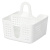 Органайзер "Лофт" с перегородкой 150х150х160мм (белый) (то)