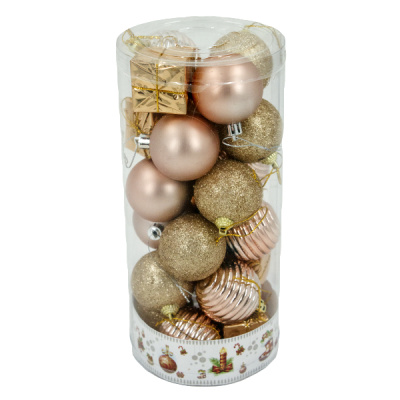 Шары елочные 5см, 24шт