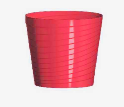 Горшок "Верона", D19, без поддона 3,8л красный (то)