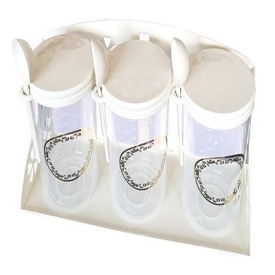 Набор баночек на подставке "Orient" (400гх3) (то)