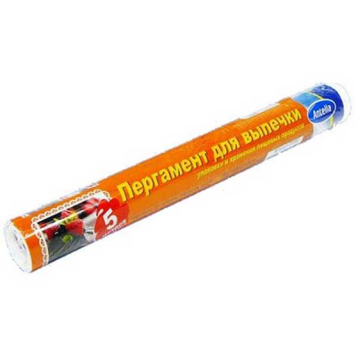Пергамент для выпечки 5+1м*30см Антелла