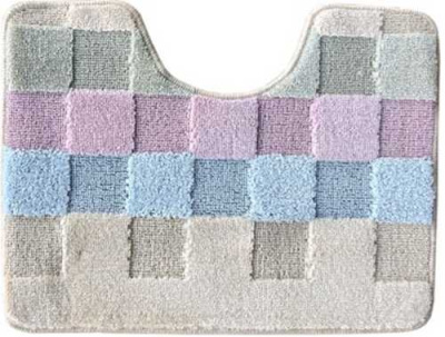 Коврик для туалета Marathon сине-розовый  50x40 L CADESI, Турция