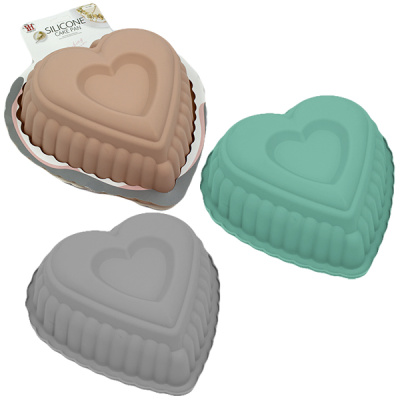 Форма для выпечки силиконовая ВАЛЕНТИНКА Ø-23см h-7см