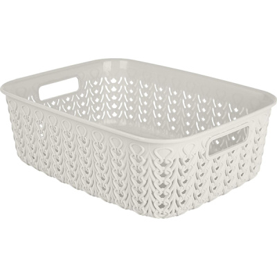 Корзинка "Melange" 268х195х90 мм 3л молочный туман (то)