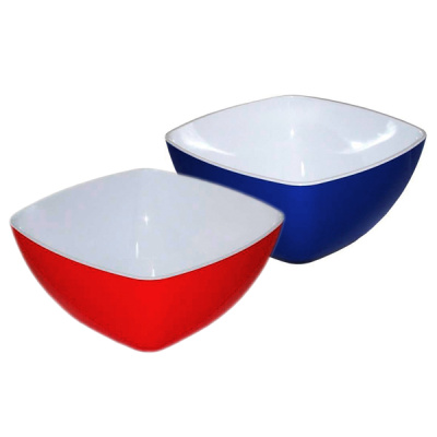 Салатник двухцветный "RioRita" 140*140 мм (то)