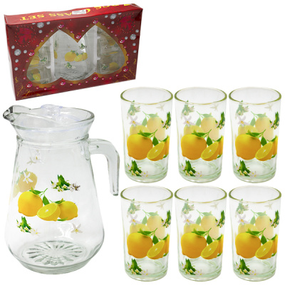 Набор питьевой кувшин+6стаканов