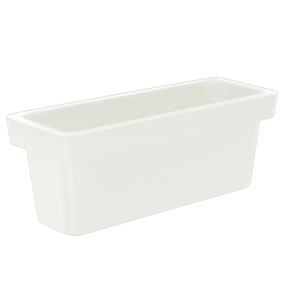 Кашпо LOFT прямоугольное 25литров OLA DOM (белый)