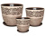 Комплект горшков керам. Бутон Альфа  кмпт из 3-х (ИВ 01)