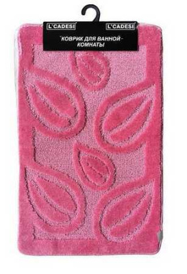 Коврик из полипропилена на латексной основе 60х100(1) L CADESI LEMIS   розовый