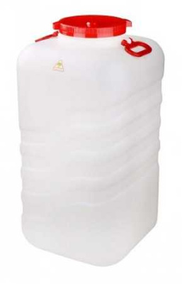 Канистра-бочка 140л с навесными ручками "Волна" (то)
