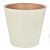 Горшок для цветов London D125мм, 1л сливочный (то)