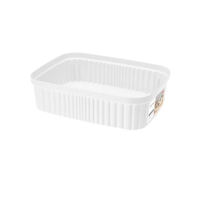 Лоток "VELVET", 255х190х70мм, 2,65л (белый) (то)