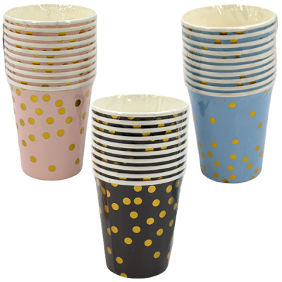 Стаканы бумажные 250мл, набор 10шт