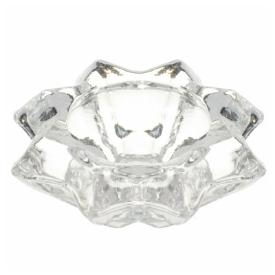 Подсвечник стеклянный 9см