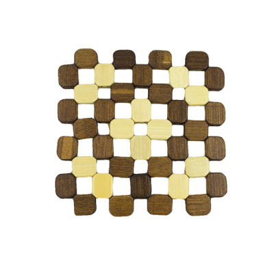 Подставка под горячее бамбуковая квадратная ( 500 ШТ )