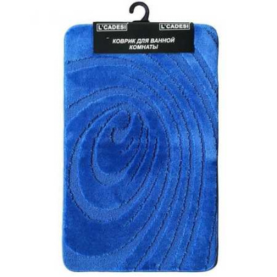 Коврик из полипропилена на латексной основе 60х100(1) L CADESI LEMIS синий