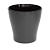 Горшок цв. для орхидеи 17л "Лея" двойной (графитовый)(то)