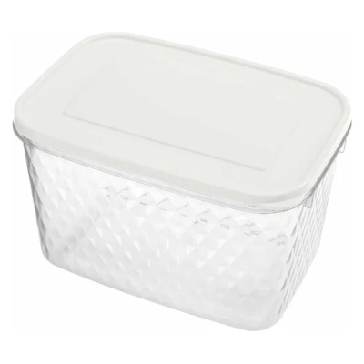 Контейнер для замораживания и хранения продуктов "КРИСТАЛЛ" 1,7л белый (то)