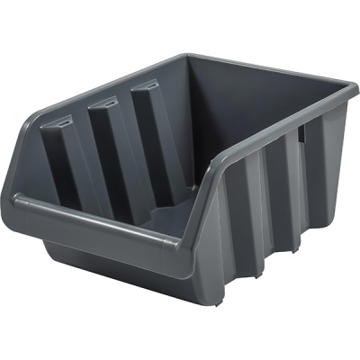 Лоток для метизов 24,5х17х12,5см серо-свинцовый (то)