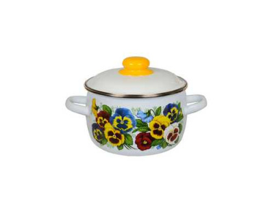 Кастрюля 2л.сферич. Анютины глазки глуб