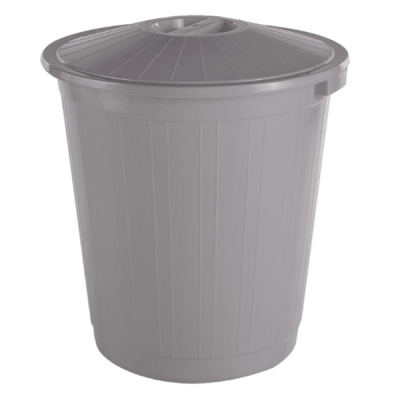 Бак 50л с крышкой (серый)