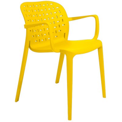 Кресло KOSMO OLA DOM 580х520х790мм (желтый)