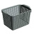 Корзинка "Лофт" 2л 200х135х120мм (серый) (то) Корзинка "Лофт" 2л 200х135х120мм (серый) (то)