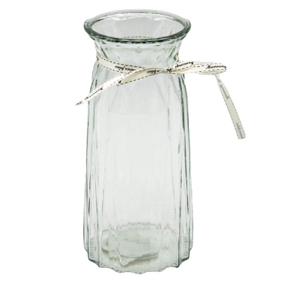 Ваза для цветов стеклянная 25см