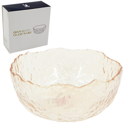 Салатник стеклянный Ø-17см, h-7см