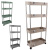 Этажерка 4-х ярусная 41*21*80см (пластик, металл) Этажерка 4-х ярусная 41*21*80см (пластик, металл)