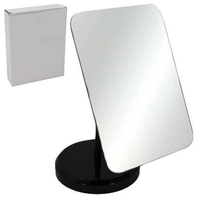 Зеркало прямоугольное 20*15*11см, с пластиковой гибкой подставкой