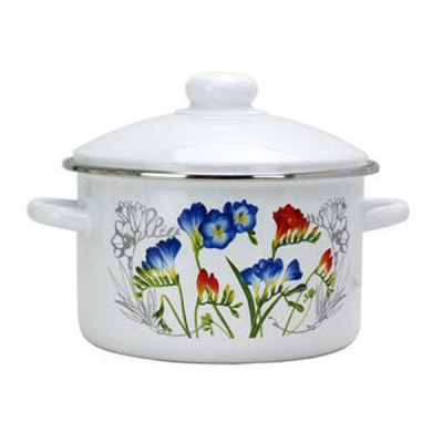 Кастрюля эмал  2,0л 01-1610/4М Фрезия