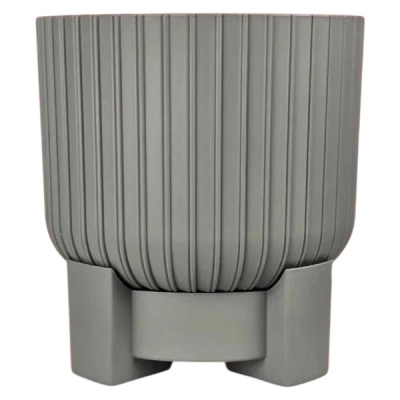 Горшок "Торин", D25, 9,5л, серый-муссон