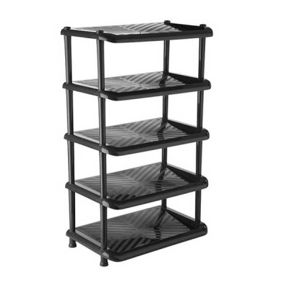 Этажерка для обуви "Комфорт" 5 полок (черная)