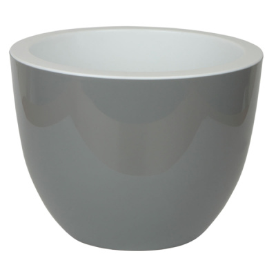 Горшок Орион 9л с вкладкой Серый муссон