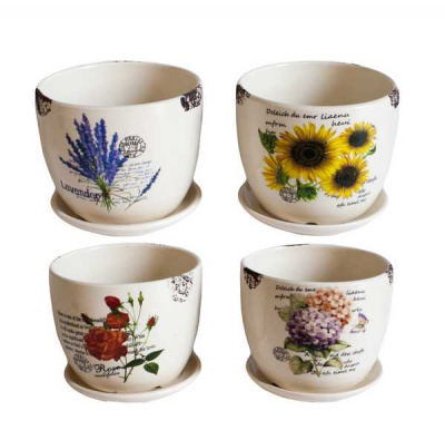 Горшок керамический для цветов 12*11см